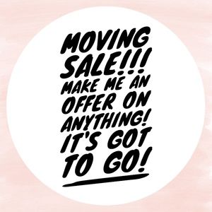 Moving Sale!